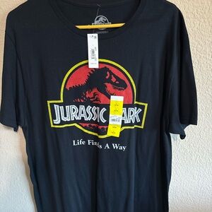 Jurassic Park Black T-Shirt